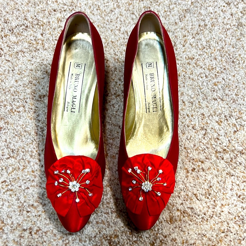 Bruno Magli red shoe